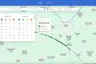 A cloud-based dashboard displays lane-specific road surface quality inspection data.
