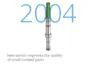 In 2004, Kistler presents the world’s first combined pressure and temperature sensor with a diameter of 2.5 mm.