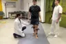 Gait analysis at the ONCE University School of Physiotherapy is supported by a Kistler force plate.
