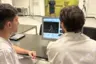 In the gait laboratory at ONCE University School of Physiotherapy, a force plate from Kistler delivers biomechanical data.