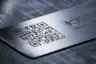 Code QR marqué au laser