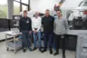 More productivity in injection molding (from left): M. Willimann & J. Stahl (Kistler) – M. Fritzsche & H. Pllana (GEMÜ)