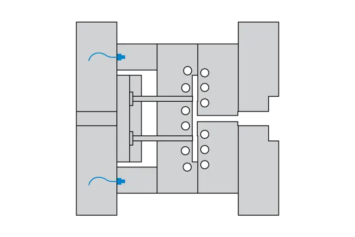 Strain sensors from Kistler help detect deformations of the injection mold at an early stage. 