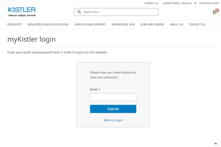 myKistler password change Update your password from your myKistler profile page.