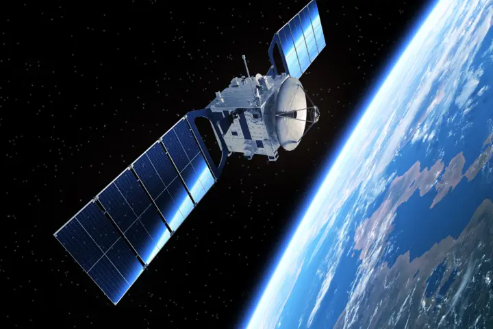 Satellite construction: at Beyond Gravity, many different test including load tests on sandwich panels are carried out.