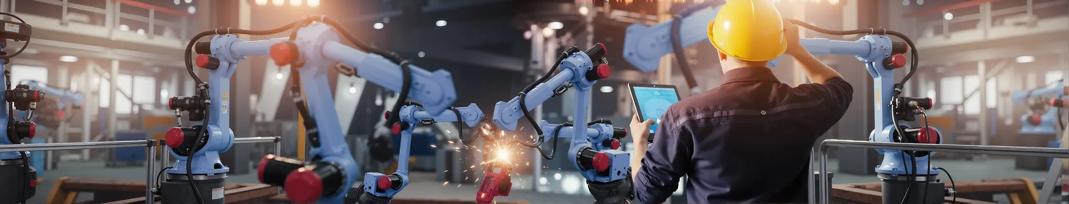 Branchen Anlage zum Roboterschweißen in intelligenter Fabrik mit Software zur Systemüberwachung
