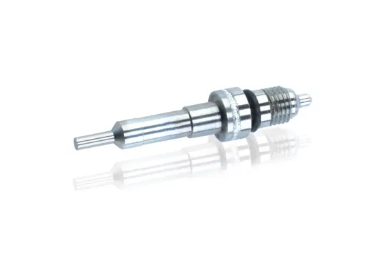 The 6183D cavity pressure sensor for direct measuring has a very compact design with a front diameter of only 1 mm.