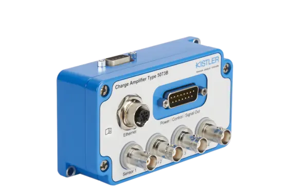 Data acquisition more precise thanks to the new 5073B charge amplifier with measuring range starting at 20 picocoulomb. 