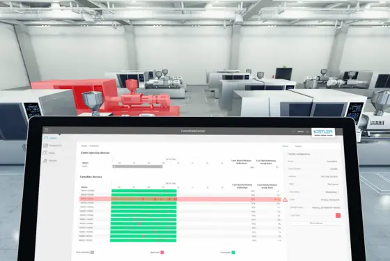 ComoDataCenter is the central data storage solution for injection molding and plastics processing.