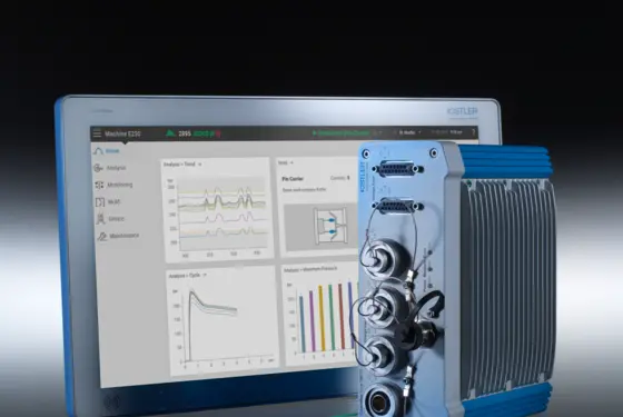 The ComoNeo process monitoring system for injection molding monitors cavity pressure, temperature, and machine signals.