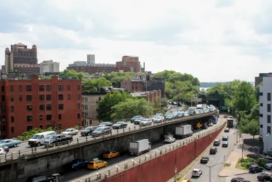 The Brooklyn-Queens Expressway in New York is protected by Weigh In Motion from Kistler for direct weight enforcement.