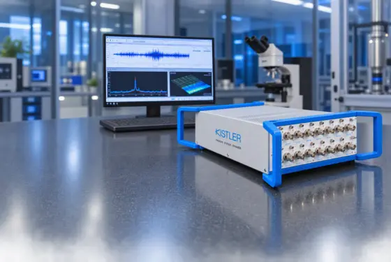 New KiBox Lab 5280A: multi-channel charge amplifier and DAQ New KiBox Lab 5280A ultra-low-noise, multi-channel charge amplifier with integrated DAQ in the laboratory