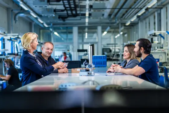 Kistler employees in Sindelfingen facilities