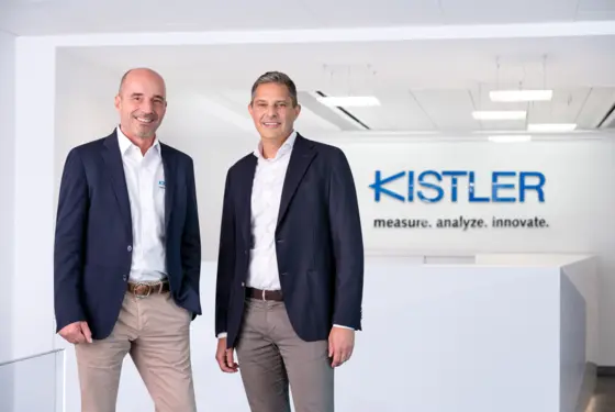 Rolf Sonderegger will transfer operational leadership to Marc Schaad, CTO of the Kistler Group, effective January 1, 2025.