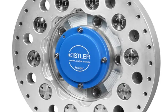 The new RoaDyn P109 wheel torque transducer from Kistler is applicable for vehicle development.