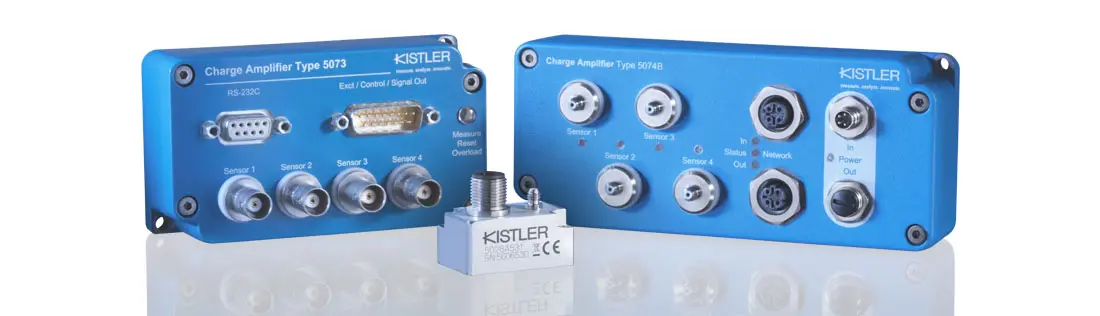 Kistler offers a broad range of charge amplifiers for all application areas of piezoelectric measurement technology.