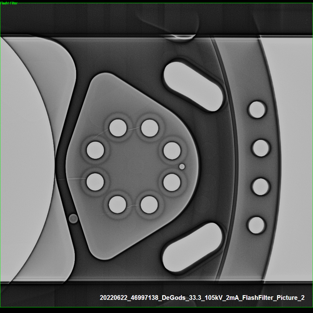 Digital radiographic testing Digital radiographic testing involves two-dimensional imaging of the test object to map its density.