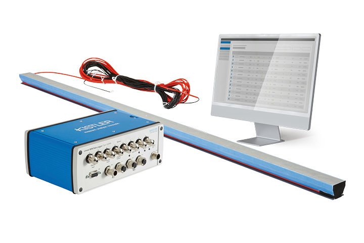 The Weigh In Motion system KiTraffic Basic comprises Lineas 9195G sensors and a WIM Data Logger.