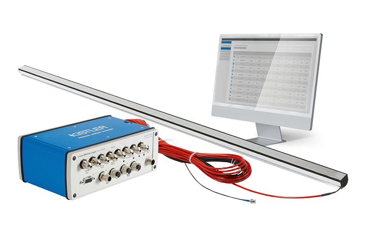 The Weigh In Motion system KiTraffic Statistics comprises Lineas Compact sensors and a WIM Data Logger.