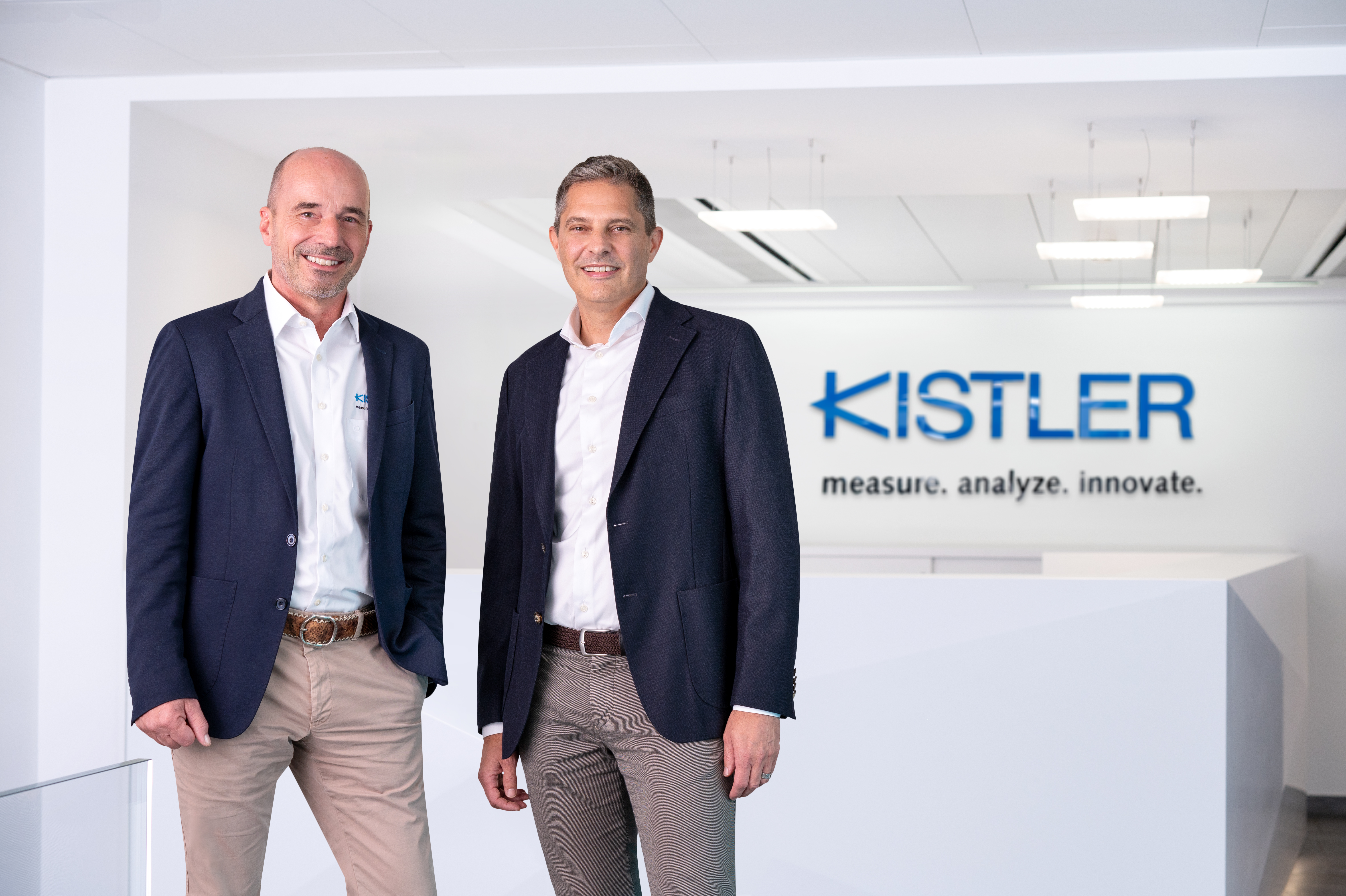 Rolf Sonderegger will transfer operational leadership to Marc Schaad, CTO of the Kistler Group, effective January 1, 2025.