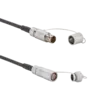Extensions for cavity pressure sensors, Fischer 104 pos. to Fischer 104 neg., FPM / 1997B Cables 1997B for cable extension in multi-cavity mold pressure measurement. Used with multi-channel connectors (e.g type 1710b - 8 channel).