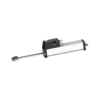 These displacement sensors with resistance and collector path of conductive-plastic have electrical measuring ranges from 25 mm until 150 mm. The electrical connection is made by a 3-pin M8x1 connector. Connecting cables for the force-displacement monitoring system maXYmos are availbale as accessory.