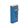 This portable device is a mobile, battery-powered charge generator for functional test and basic adjustment of charge amplifiers.

The manual controls allow fast adjustment of the desired signal output. The "On" button is protected against accidental triggering.