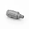 IEPE accelerometer, orientable, ceramic shear, 50 g / 8775A The Type 8775A is an orientable single axis accelerometer that can measure acceleration in the direction shown by the markings shown on the head of the sensor. This accelerometer has a ±50 g measuring range.