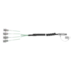 These adapter cables allow for connecting multiple cavity pressure sensors to a multi-channel connector (1708B or 1710B) and then to a charge amplifier, signal conditioner or the ComoNeo system.