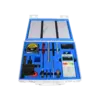 Essential accessories for Lineas Weigh In Motion sensor installation, including tools, spare parts, connectors, and testing equipment for efficient setup and maintenance.
