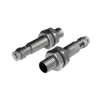 These are inductive proximity switches for non-contact detection of metallic objects.