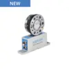 The torque flange sensors of Type 4552A come with integrated speed measurement and high resolution angle of the rotation measuring system.
