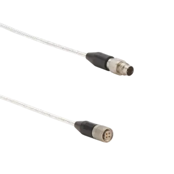 1578M011SP Alargador para cables de señal de tensión, 1/4-28 4 polos pos. a 1/4-28 4 polos neg., longitud personalizada