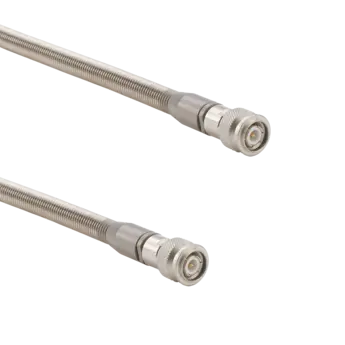 Coaxial cables 1615B for force, torque sensors and dynamometers with a TNC neg. connector.