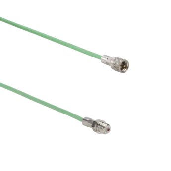Extensions for high insulating cables, KIAG 10-32 pos. to KIAG 10-32 neg. / 1637C Coaxial cables 1637C for distance extension between sensor and charge amplifier (e.g.1-component force sensors, industrial production or automation).