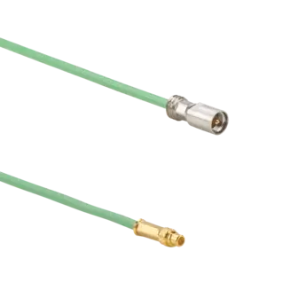 Connection cables for cavity pressure sensors, M4x0.35 pos. int. to Micro MCX pos. / 1650A4P Cables 1650A4P for connection between pressure sensors with M4 connectors and multichannel connectors (e.g. 1722A).