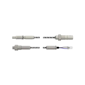 Dieses 2-Leiter-Kabelsystem ist hochisolierend und verfügt über unterschiedliche Stecker-Konfigurationen und eine robuste Stahlgeflechtsausführung.