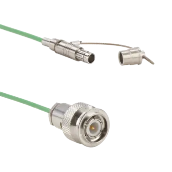 Extension for cavity pressure sensors, Fischer 102 SE pos. to TNC pos., PFA, 5 m