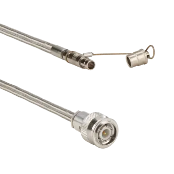 Extensions for cavity pressure sensors, Fischer 102 pos. to TNC pos. / 1675A Coaxial cables 1675A for distance extension in single-cavity mold pressure measurement. Used with single-channel connectors.