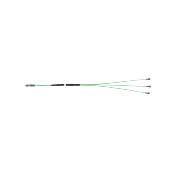 Multi-wire, high insulation, PFA based cables with synthetic or steel braiding and a high degree of protection up to IP68.