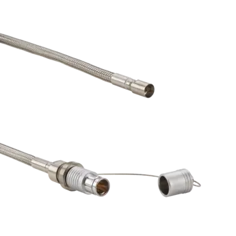 Connection cables used for triaxial measurements in multi-axis force sensors.