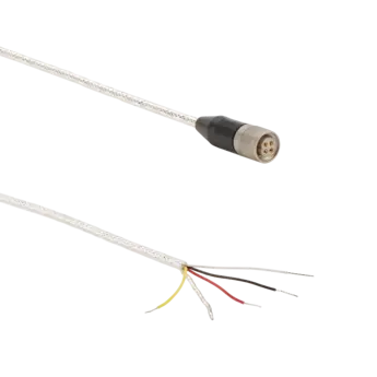 1756CK00SP Connection cable for voltage output sensors, 1/4-28 neg. to open end, FEP, low outgassing, custom length