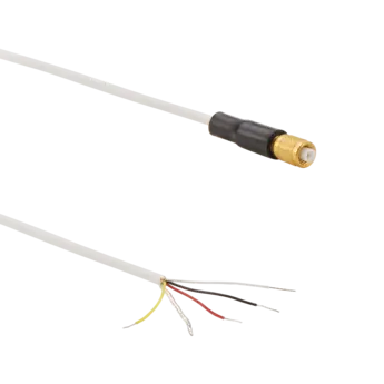 Cables 1766AK00SP for distance extension between voltage output sensors (e.g. IEPE uniaxial accelerometers) and DAQ.