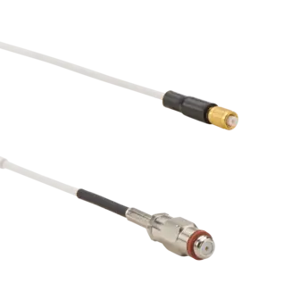 Câbles coaxiaux 1766AK01SP pour la connexion entre les capteurs de sortie de tension (par exemple les accéléromètres uniaxiaux IEPE - 8715A) et le DAQ.