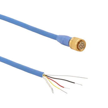 Cables 1792AxxK00 para sensores de salida de tensión (por ejemplo, acelerómetros triaxiales capacitivos MEMS).
