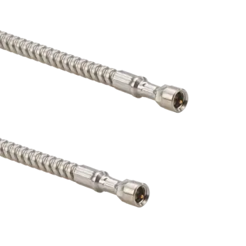 1900A21A1102 Connection cable for piezoelectric sensors, KIAG 10-32 pos. hex to KIAG 10-32 pos. hex, metalic gray, 2 m