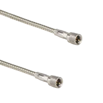 Cables coaxiales 1957A para sensores de fuerza, par y deformación (por ejemplo, para sensores con conector KIAG 10-32 int.).