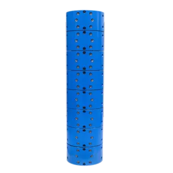 The SmartCrash pole segment with triaxial force measuring elements and integrated electronics for data acquisition and storage was developed to measure forces during vehicle crash tests for side impact.