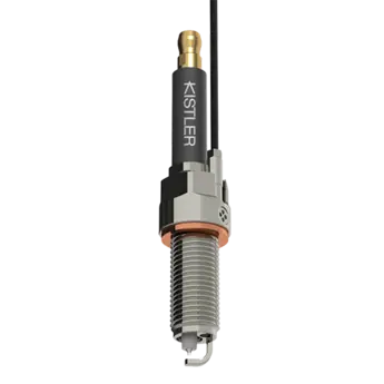 The measuring spark plug includes the world's smallest piezoelectric cylinder pressure sensor. This allows quality cylinder pressure measurements to be executed without the need to machine complex additional measurement bores.