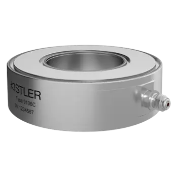 9106C Piezoelektrischer Kraftsensor, Kraftmessring (Fz 330 kN)